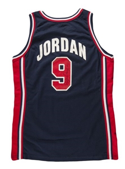 1992 Michael Jordan USA Olympic Dream Team Game Used and Signed Full Uniform (Basketball HOF LOA)